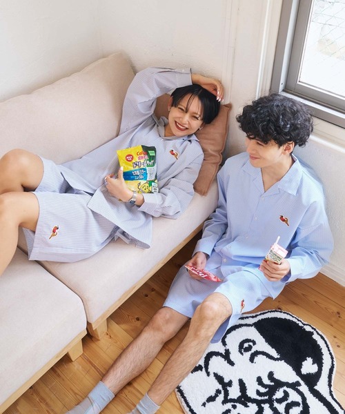 kaoyorinakami パンツ catpunch stripe pants / キャットパンチ