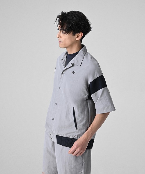New Balance シャツ MET24 Short Sleeve Shirts Jacket メンズ