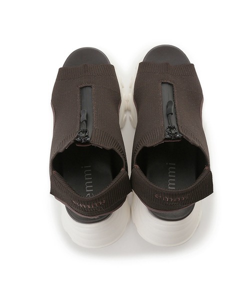 emmi eco ニットサンダル 23.5 eco ニットサンダル（サンダル）｜emmi（エミ）のファッション