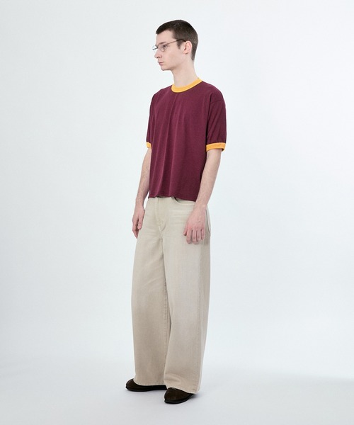 Rらぱんページ M TO R ジーンズ デニム デニムパンツ WRAP BAGGY DENIM