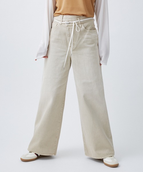 M TO R ジーンズ デニム デニムパンツ WRAP BAGGY DENIM
