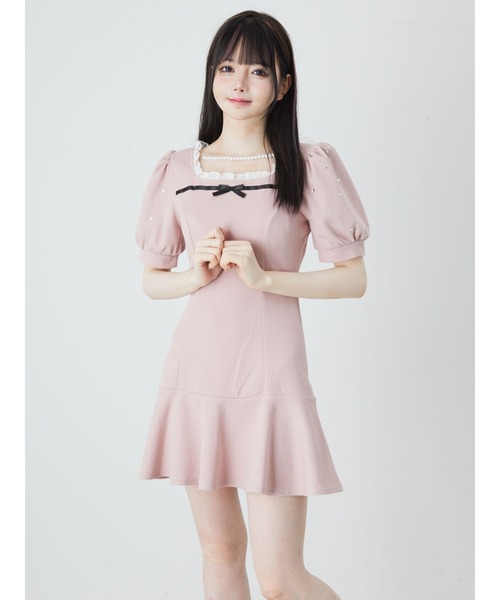 Ank Rouge ワンピース ドーリーリボンカットOP : ZOZOTOWN Yahoo
