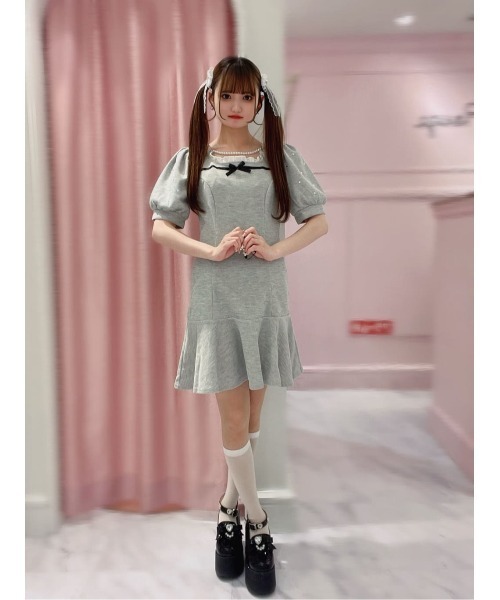 Ank Rouge ワンピース ドーリーリボンカットOP : ZOZOTOWN Yahoo