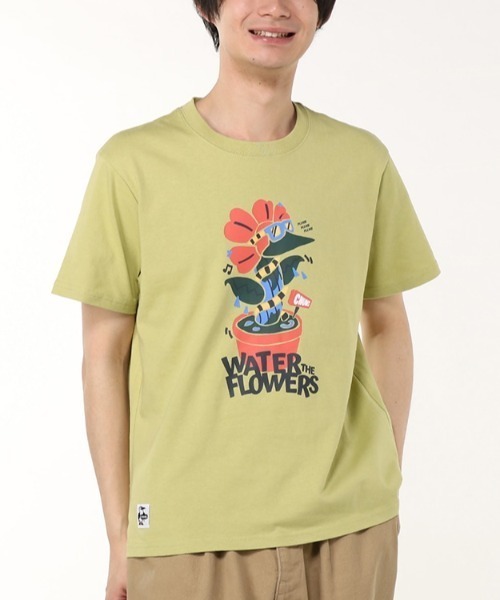 ちゃむ出品 CHUMS（チャムス） tシャツ 半袖Tシャツ フロントプリント 虫よけ CH01