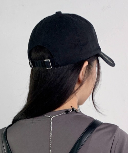 lilful キャップ 帽子 シルバートゥインクルモチーフ ダメージ加工