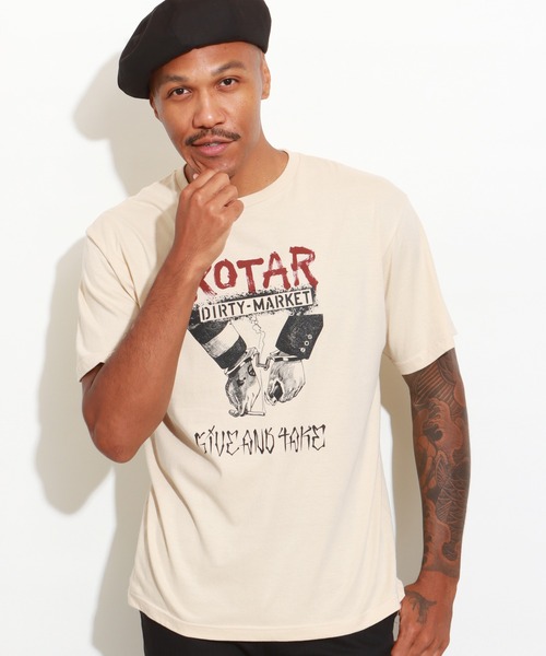 ROTAR tシャツ DIRTY MARKET Tee メンズ レディース : ZOZOTOWN