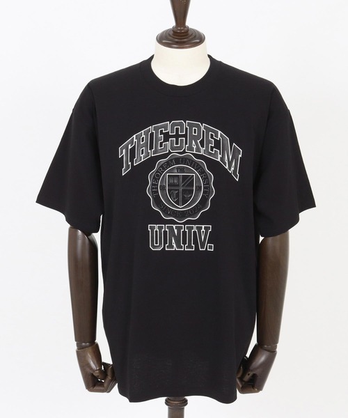 THEOREM tシャツ mlt5253-Printed College Tee Tシャツ メンズ