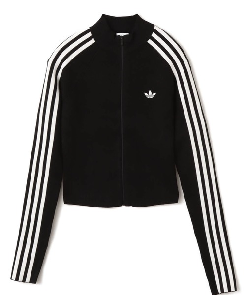 adidas ニット セーター ADICOLOR 3 STRIPES SLIM KNIT TRACK TOP