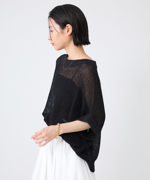 BABYLONE tシャツ ペーパーフレンチ袖プルオーバー レディース