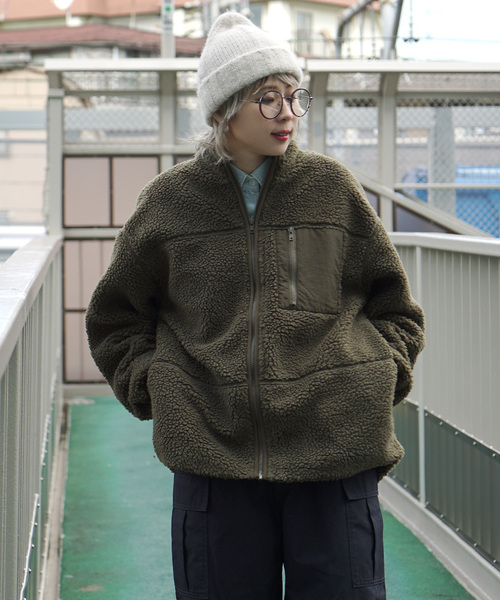 zootie（ズーティー） ブルゾン フリー カーキ レディース : ZOZOTOWN