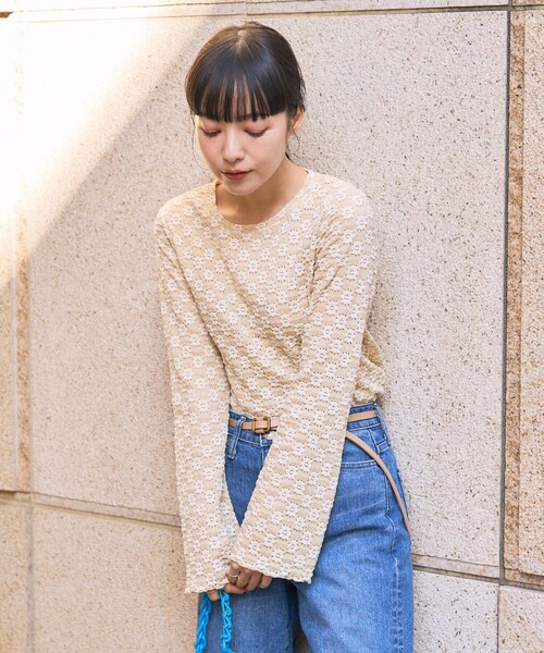 「FREAK'S STORE」 長袖シャツ フリ- ピンク レディース FREAK'S STORE 「FREAK'S STORE」 長袖シャツ フリ- ピンク