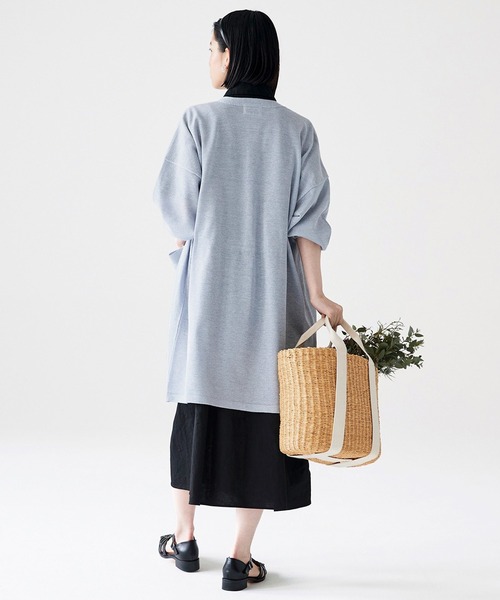 「Sunny clouds」 半袖ワンピース LARGE ブラック レディース_画像7