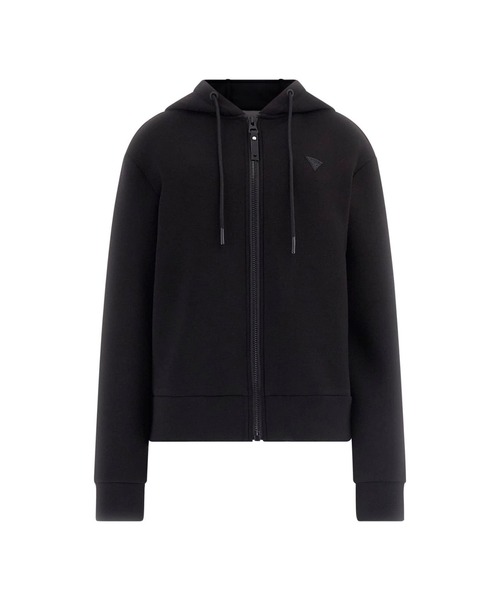 【ブラック(JBLK)】GUESS パーカー (W)ALLIE Scuba Hoodie Zip GUESS｜GUESS パーカー (W)ALLIE Scuba Hoodie Zip | Rakuten Fashion