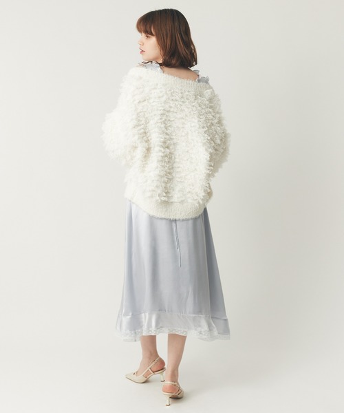 DEICY（デイシー） カーディガン ラメフラッフィ―カーディガン