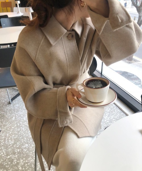 N.s ステンカラーコート FREE モカ レディース : ZOZOTOWN Yahoo!店