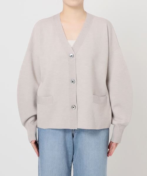 sale新品❣️IENA イエナ　スーパーファインスムース　ショートカーディガン IENA（イエナ）の「スーパーファインスムースショート
