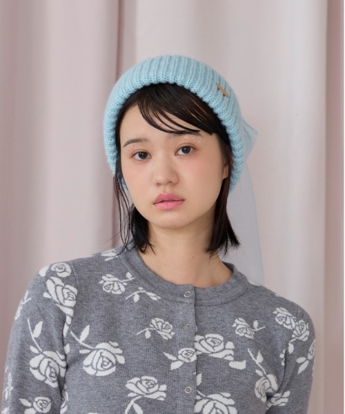 kaorinomori（カオリノモリ） ニット帽 ニットキャップ キトゥンニット
