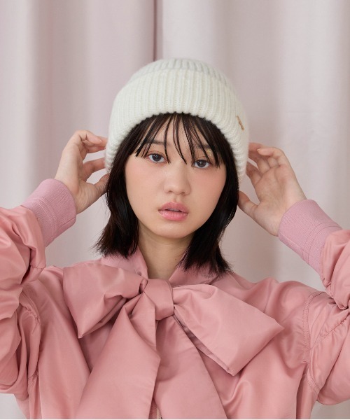 kaorinomori（カオリノモリ） ニット帽 ニットキャップ キトゥンニット