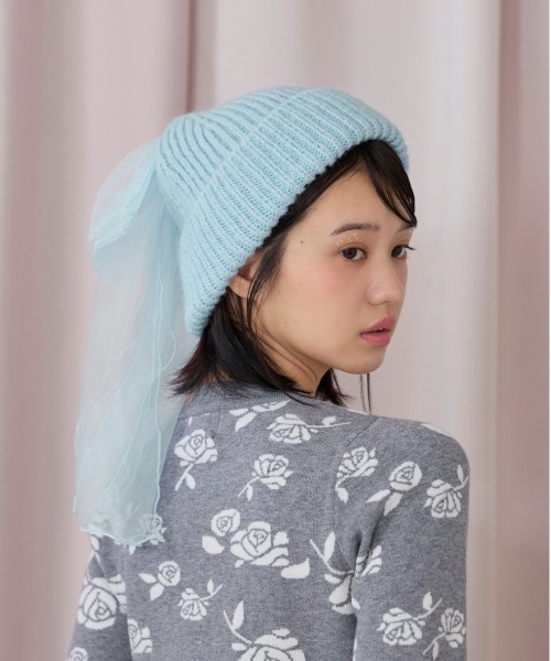 kaorinomori（カオリノモリ） ニット帽 ニットキャップ キトゥンニット