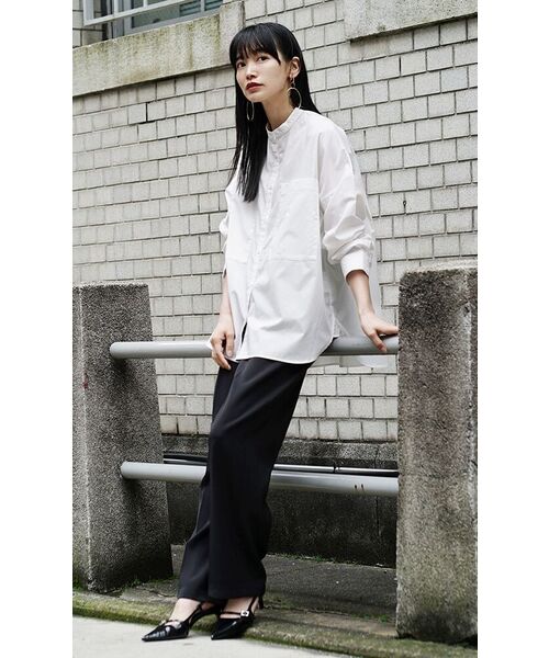 Zoe white シャツ ホワイト zootie 「zootie」 長袖シャツ フリー ホワイト レディース