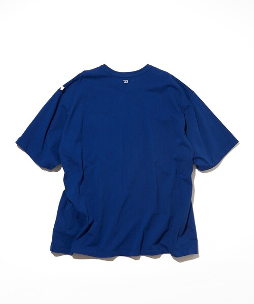 「CAHLUMN」 半袖Tシャツ - ネイビー メンズ_画像9