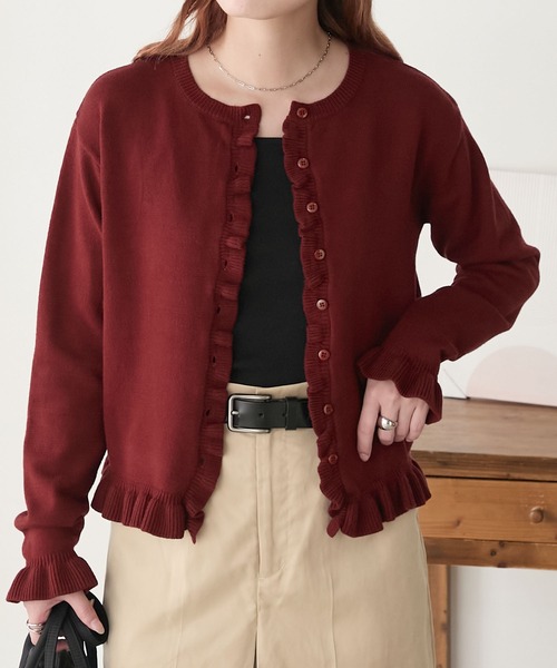 BONLECILL（ボンルシール） カーディガン 「至福のカヌレニット