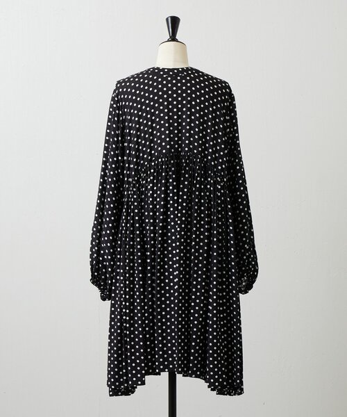 BEARDSLEY（ビアズリー） ブラウス シャツ ドットギャザーチュニック