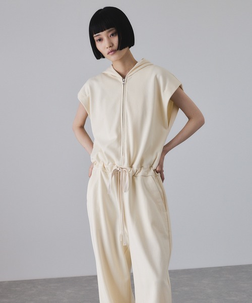 ADAM ET ROPE'（アダムエロペ） オールインワン 裏毛フーディ