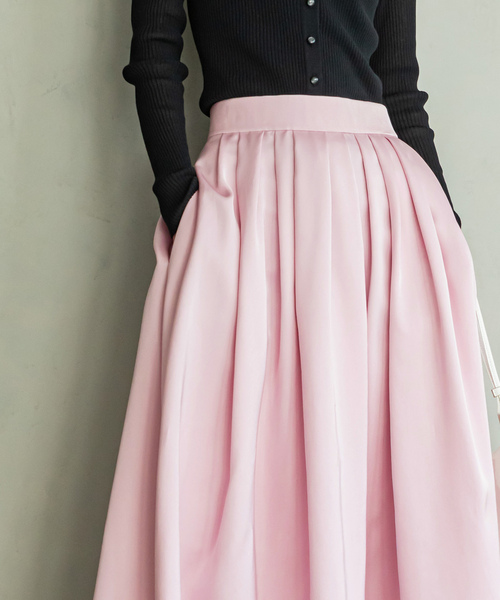 NOBLE（ノーブル） フレアスカート 36 ネイビー レディース : ZOZOTOWN