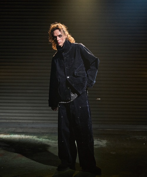 Casper John（キャスパージョン） ブルゾン アウター Flocked denim