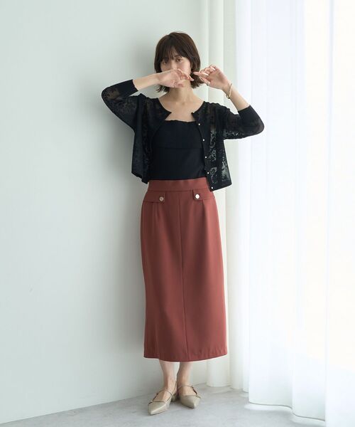 YECCA VECCA（イェッカヴェッカ） カーディガン 「2点SET」インナー