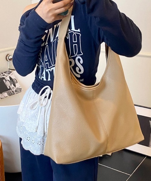 shoulder bag ショルダーバック tan タン ショルダーバッグ バッグ 三角フォルム レディース : ZOZOTOWN Yahoo