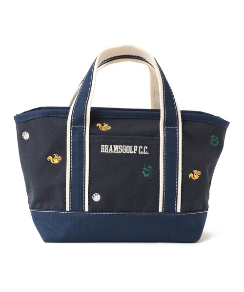 BEAMS GOLF トートバッグ 刺繍 総柄カートバッグ レディース メンズ
