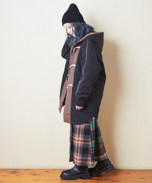 「CUBE SUGAR」 ダッフルコート M ベージュ レディース_画像3