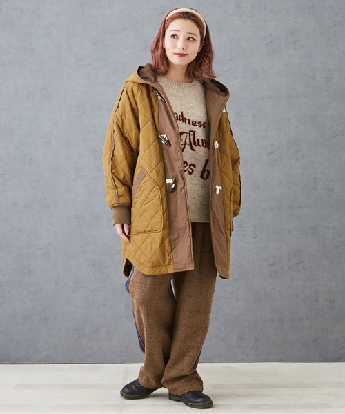 「CUBE SUGAR」 ダッフルコート M ベージュ レディース_画像5