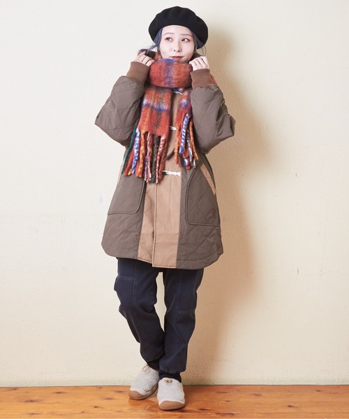 「CUBE SUGAR」 ダッフルコート M ベージュ レディース_画像7