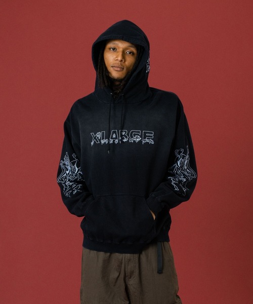 XLARGE（エクストラ ラージ） パーカー CREEPY MANSION HOODED