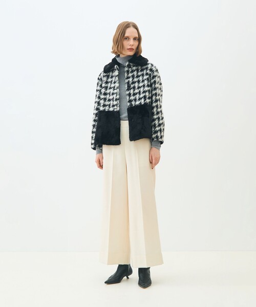 TOMORROWLAND collection コート アウター グリハウンドトゥース