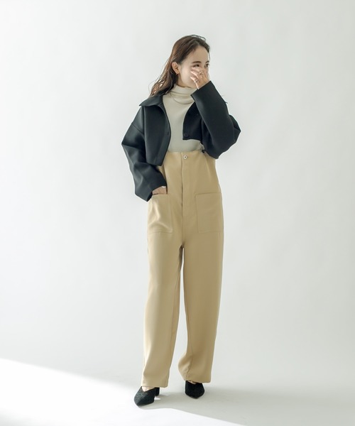 「mystic」 オーバーオール 2 ブラック レディース_画像5