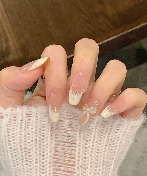 Lace Ladies（レースレディース） ネイルチップ ネイルシール パール