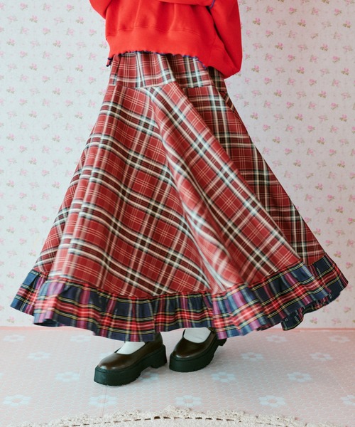 kutir（クティール） スカート 「クティールとレトロ」切り替えダブル