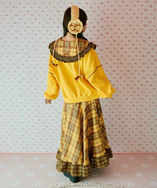 kutir（クティール） スカート 「クティールとレトロ」切り替えダブル