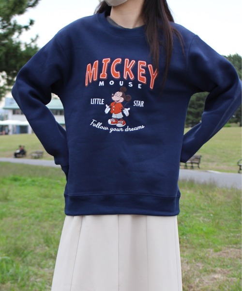 く*ん様 WALTDISNEYディズニー ミッキー裏起毛トレーナー【超美品】3/ Disney（ディズニー） トレーナー スウェット ミッキーマウス トイ