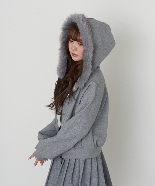 Ray Cassin（レイカズン） パーカー ファー付フードパーカー