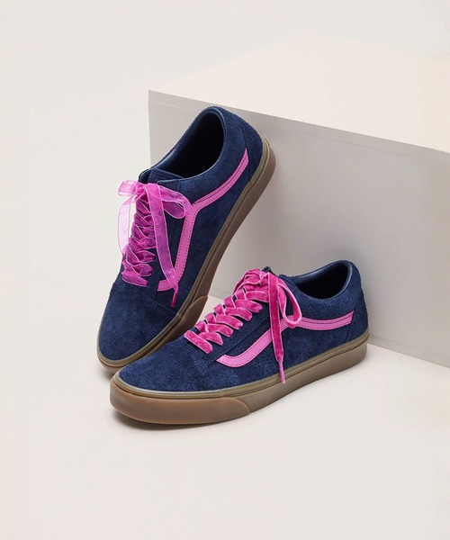 VANS バンズ レディース スニーカー OLD SKOOL HAIRY SUEDE VN000E9T3E0 シューズ オールドスクール ヘアリースエード ネイビー 女性用 VANS（ヴァンズ） スニーカー オールドスクール ヘアリースエード