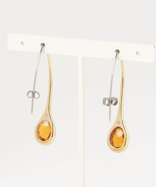 「SKAGEN」 ピアス(両耳用) FREE ゴールド レディース_画像2