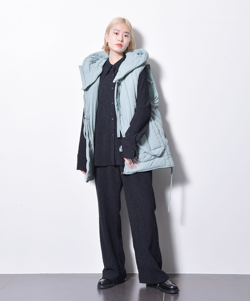 「CITYSHOP」 イージーパンツ 36 ブラック レディース_画像8