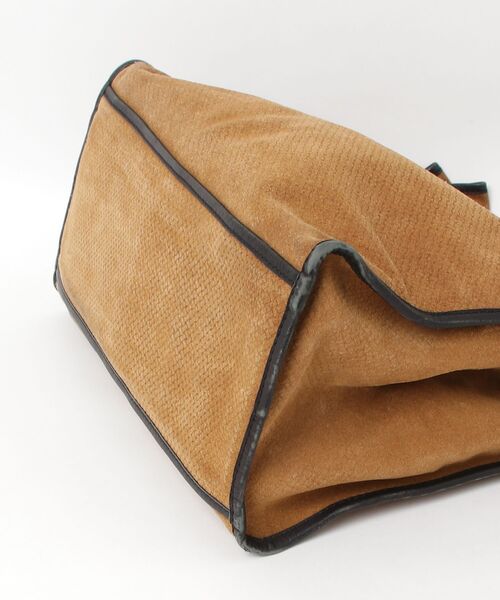 「Sessun」 ワンポイントハンドバッグ - ブラウン メンズ_画像3