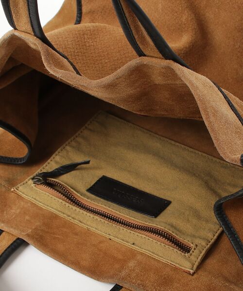 「Sessun」 ワンポイントハンドバッグ - ブラウン メンズ_画像4