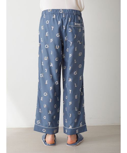 gelato pique（ジェラートピケ） パジャマ 「HOMME」スターロゴ総柄